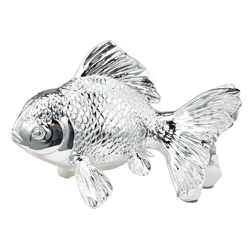 Статуэтка серебряная рыбка Fish Серебряный в Грозном | Loft Concept 