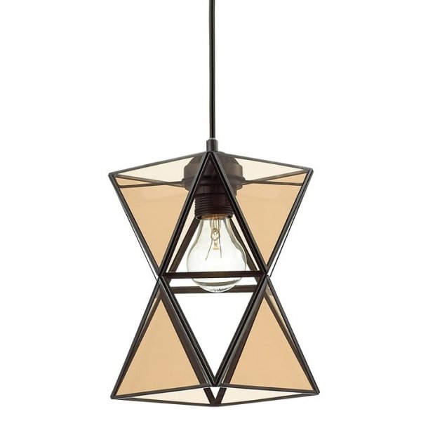Подвесной светильник PolyPyramid Glass Pendant Cognac Янтарь (Amber) Подвесной светильник PolyPyramid Glass Pendant Cognac Янтарь (Amber) в Грозном | Loft Concept