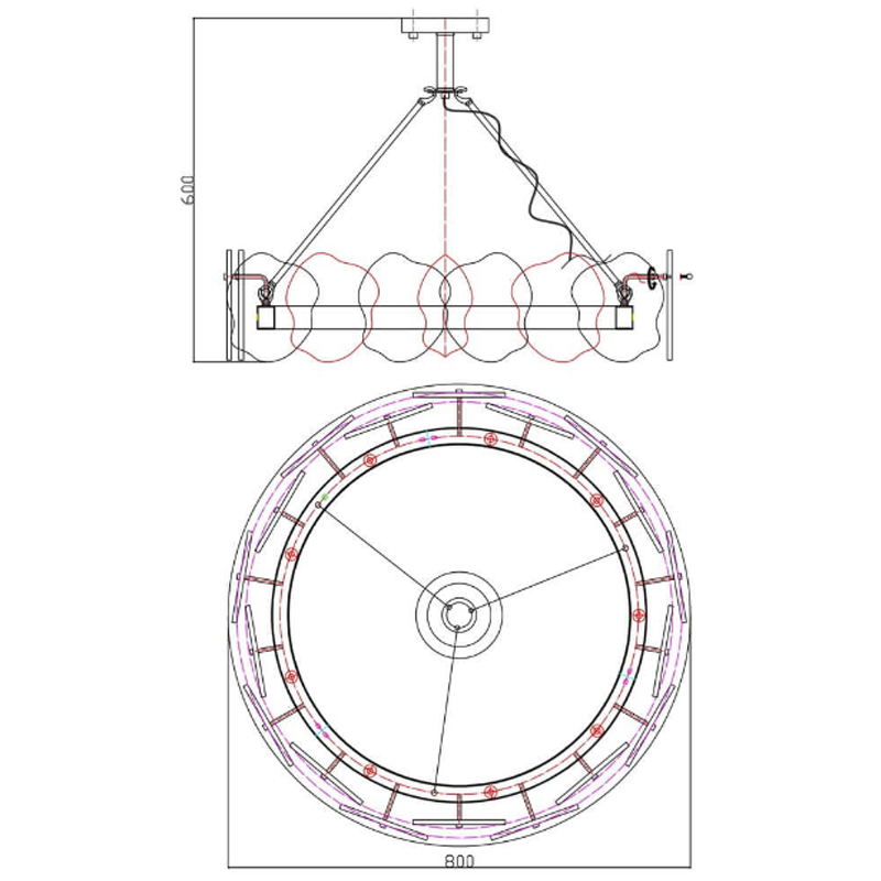 Люстра Мрамор Lucretia Marble Round Chandelier 80 см Люстра Мрамор Lucretia Marble Round Chandelier 80 см в Грозном