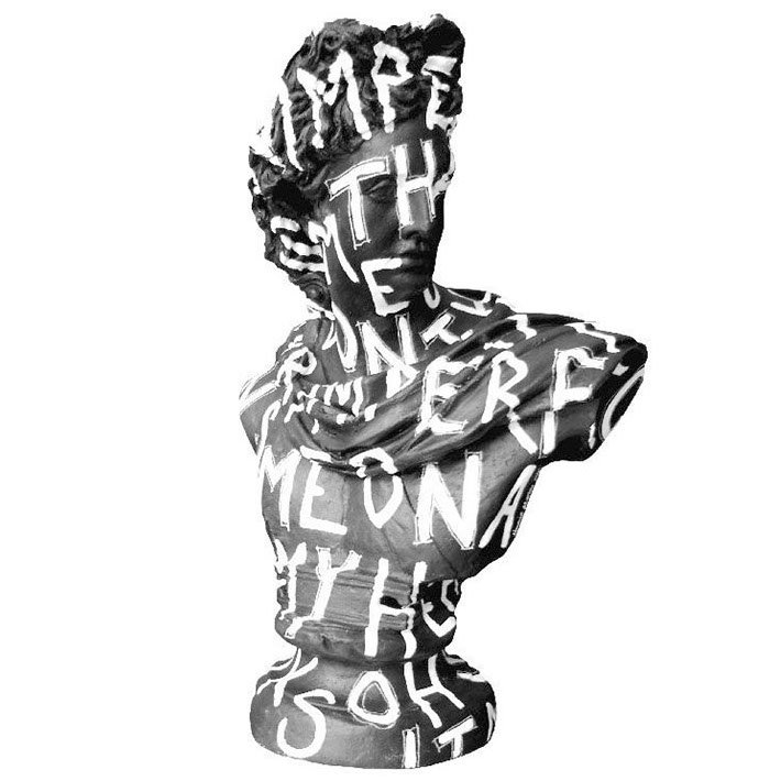 Статуэтка Bust Contemporary Art Черный Белый Статуэтка Bust Contemporary Art Черный Белый в Грозном | Loft Concept