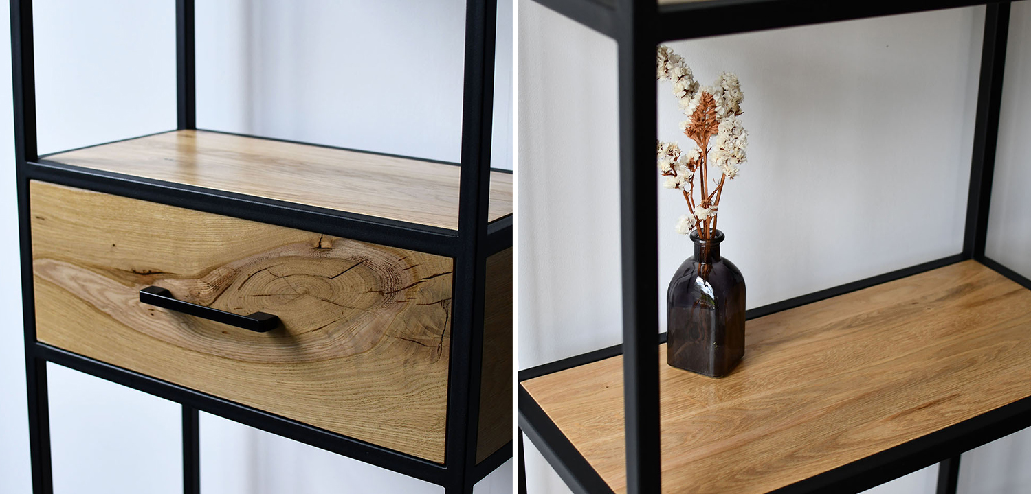 Стеллаж Elif Industrial Metal Rust Rack - фото