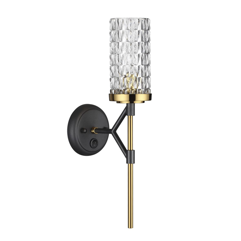 Бра Aspiring Upward Sconce Черный Глянцевое золото Бра Aspiring Upward Sconce Черный Глянцевое золото в Грозном | Loft Concept