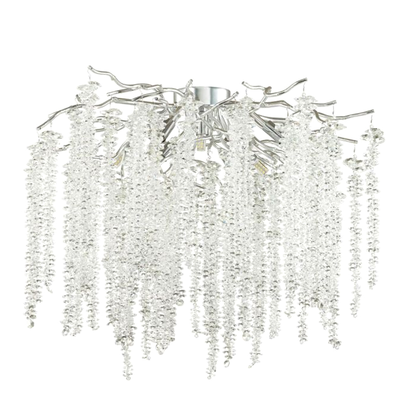Люстра Хрустальная Fairy Tree Silver на 8 ламп Серебряный Люстра Хрустальная Fairy Tree Silver на 8 ламп Серебряный в Грозном | Loft Concept