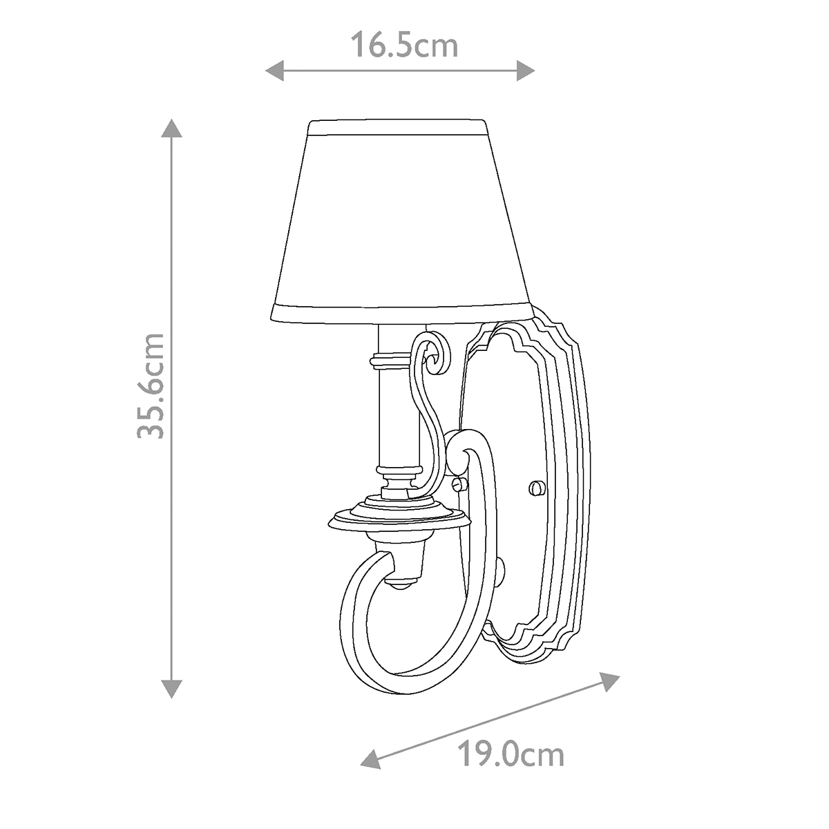 Бра бронзового цвета со светло-янтарным абажуром из органзы Hinkley в Грозном