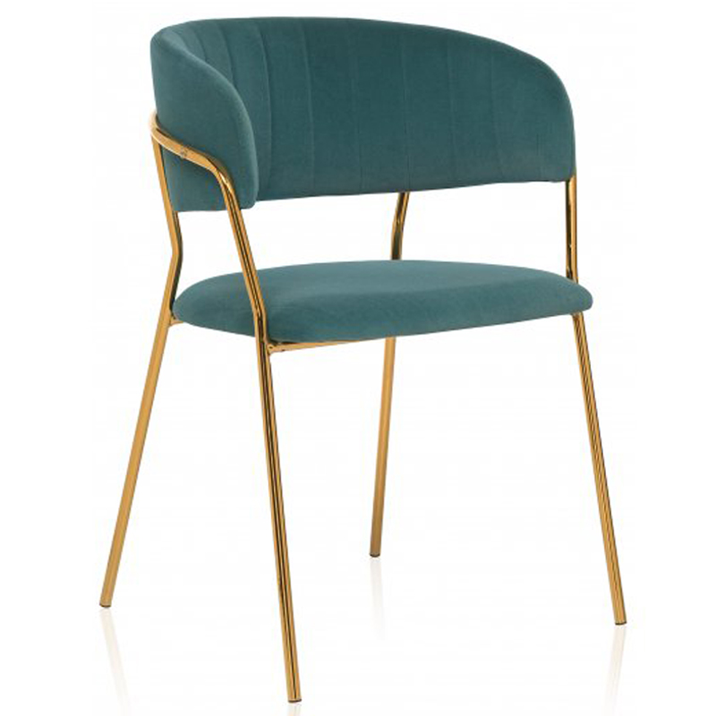Стул Janine Stool Зеленый Золотой в Грозном | Loft Concept 