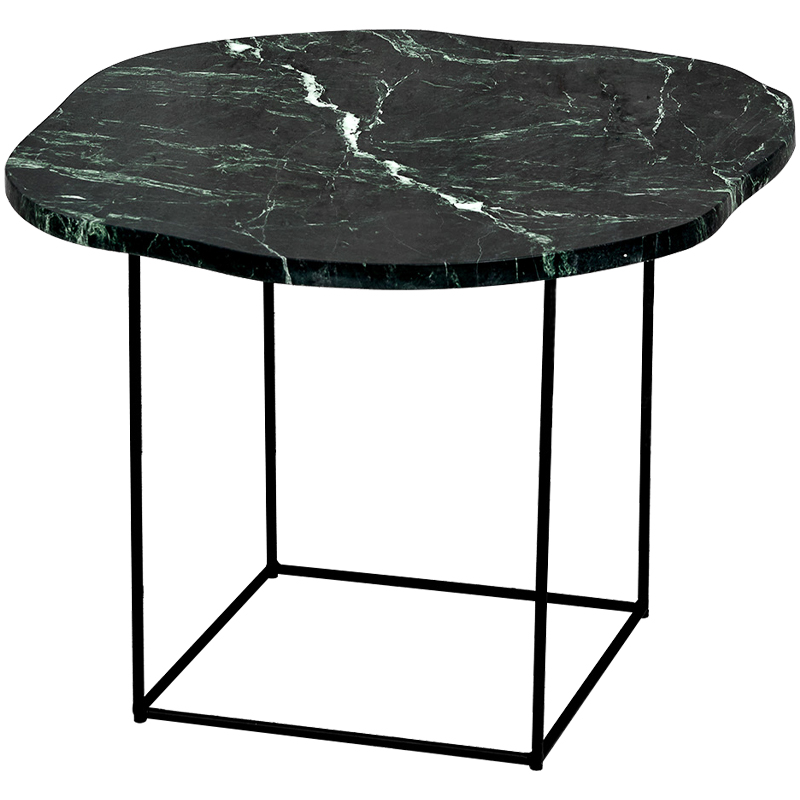 Кофейный стол с зелёной мраморной столешницей Gillespie Coffee Table Черный Зеленый Кофейный стол с зелёной мраморной столешницей Gillespie Coffee Table Черный Зеленый в Грозном | Loft Concept