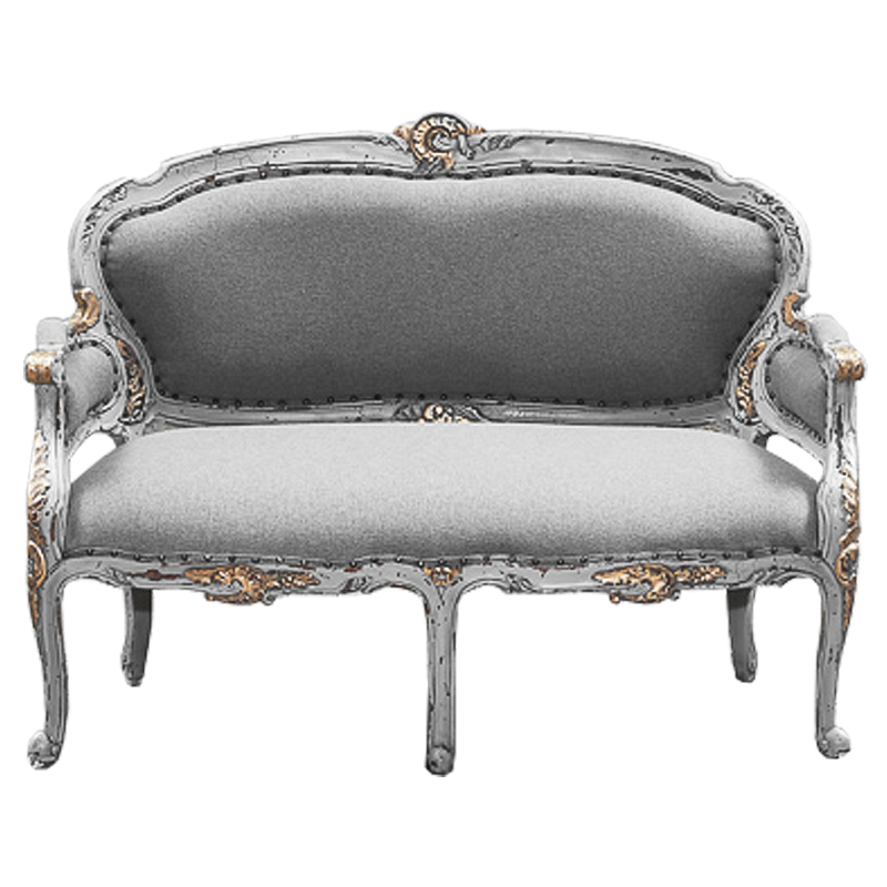 Диван Maria Antoinette Softness Серый Белый винтажная патина Диван Maria Antoinette Softness Серый Белый винтажная патина в Грозном | Loft Concept