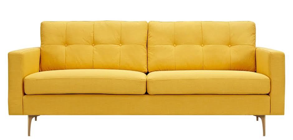 Диван Papaya Yellow Greta Sofa Диван желтая шерсть Диван Papaya Yellow Greta Sofa Диван желтая шерсть - Loft-Concept в Грозном