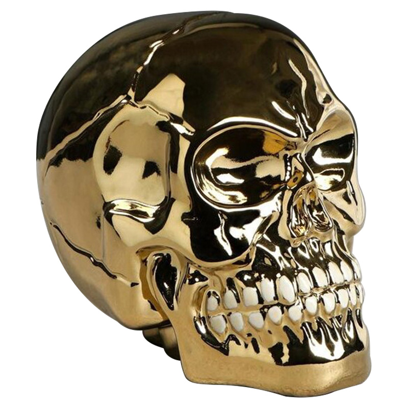 Статуэтка Golden Skull Золотой Статуэтка Golden Skull Золотой в Грозном | Loft Concept