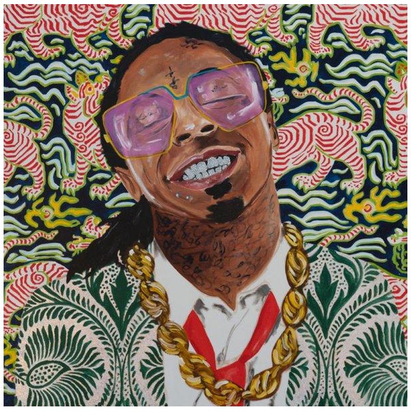 Картина Lil Wayne with Donkey Rope Мульти в Грозном | Loft Concept 