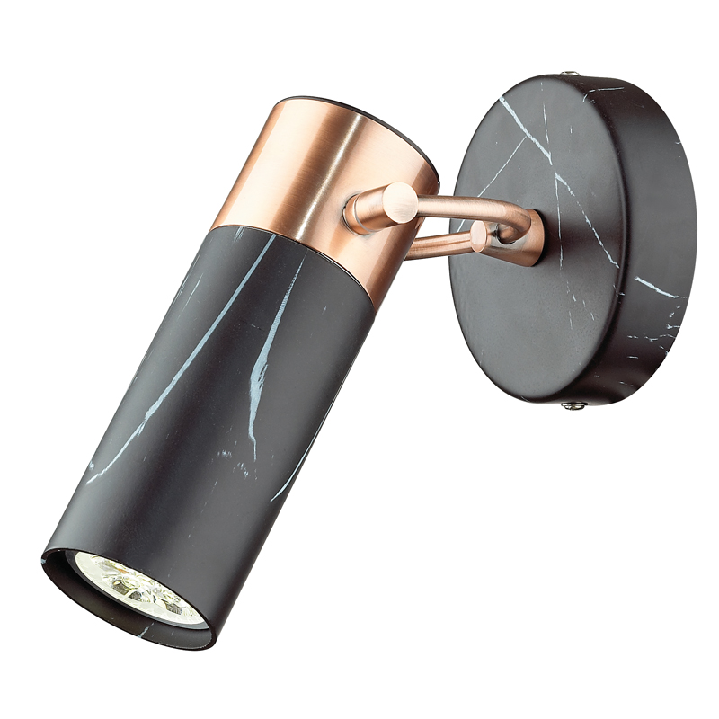 Бра Nadine Sconce black Черный матовый Медь Бра Nadine Sconce black Черный матовый Медь в Грозном | Loft Concept