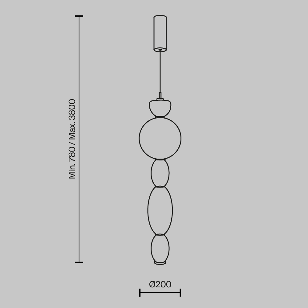 Подвесной светильник Adore LED 3000K 17Bт в Грозном
