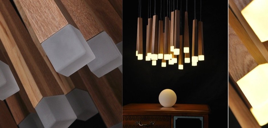 Люстра Wooden Glowworm Round Люстра Wooden Glowworm Round - Loft-Concept в Грозном