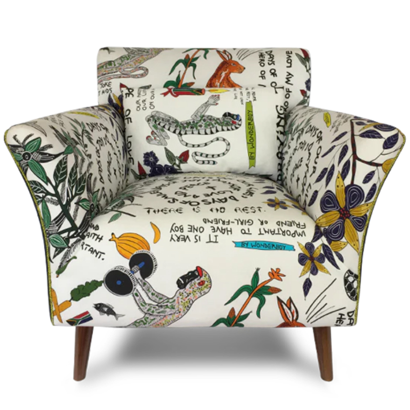 Кресло Wonderboy Occasional Chair Белый Мульти Кресло Wonderboy Occasional Chair Белый Мульти в Грозном | Loft Concept