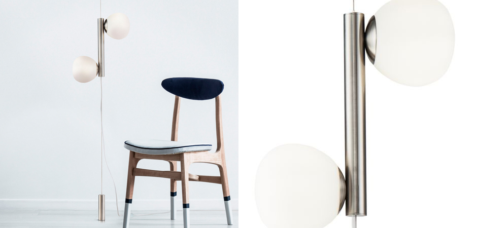 Торшер Tiepolo Ball Floor Lamp Double nickel Торшер Tiepolo Ball Floor Lamp Double nickel - Loft-Concept в Грозном