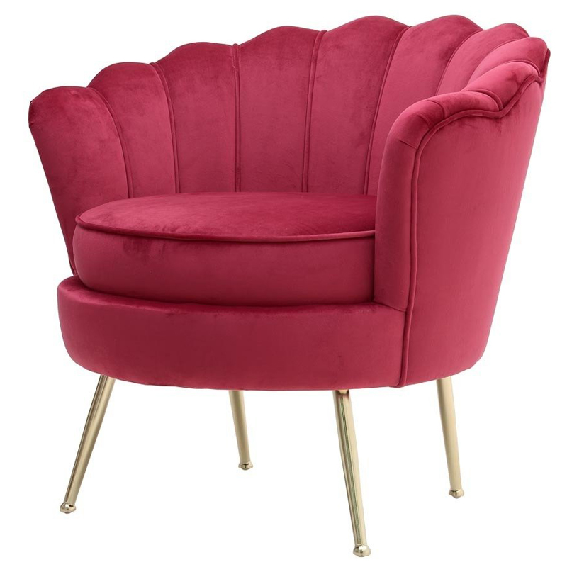 Кресло Gracia Fan Crimson Малиновый (Crimson) Золотой Кресло Gracia Fan Crimson Малиновый (Crimson) Золотой в Грозном | Loft Concept
