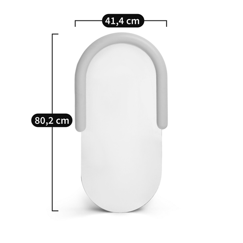 Зеркало овальное Curved Furniture бежевое Зеркало овальное Curved Furniture бежевое в Грозном