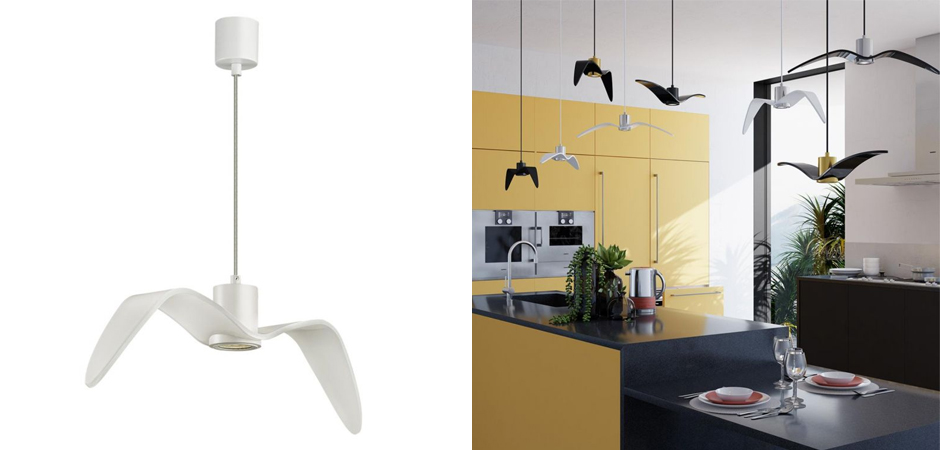 Подвесной светильник Seagull белый Подвесной светильник Seagull белый - Loft-Concept в Грозном