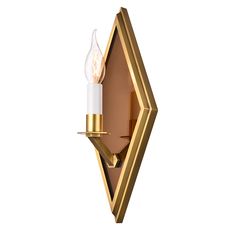 Бра Rhombus Wall lamp Латунь Бра Rhombus Wall lamp Латунь в Грозном | Loft Concept