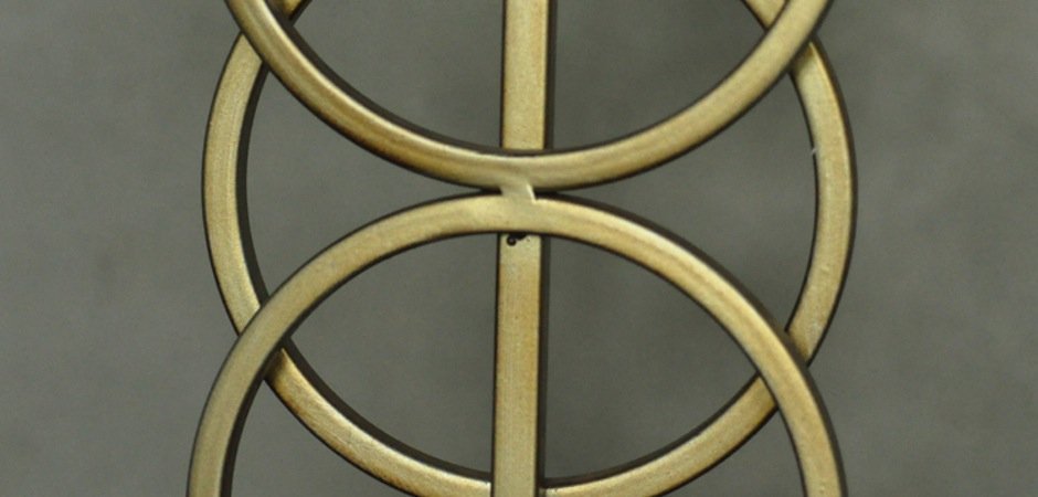 Настольная лампа Iron circles - фото №3