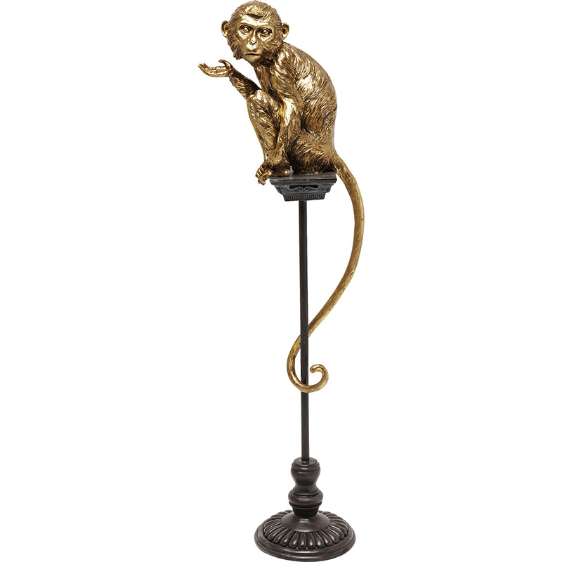 Статуэтка Golden Monkey on a stand Золотой Статуэтка Golden Monkey on a stand Золотой в Грозном | Loft Concept