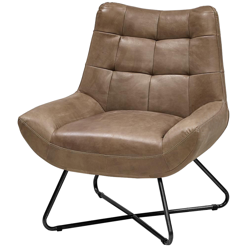 Кресло Sincere Chair Коричневый Черный Кресло Sincere Chair Коричневый Черный в Грозном | Loft Concept
