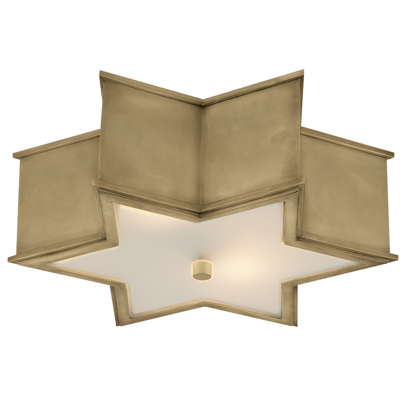 Потолочный светильник Звезда Sophia Flush Mount Brass Латунь Потолочный светильник Звезда Sophia Flush Mount Brass Латунь в Грозном | Loft Concept