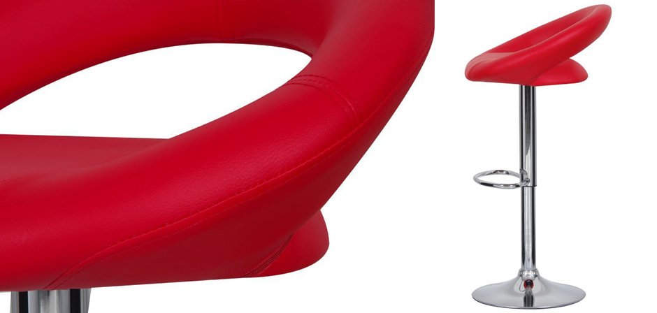 Барный стул Ring Dark Red Барный стул Ring Dark Red - Loft-Concept в Грозном