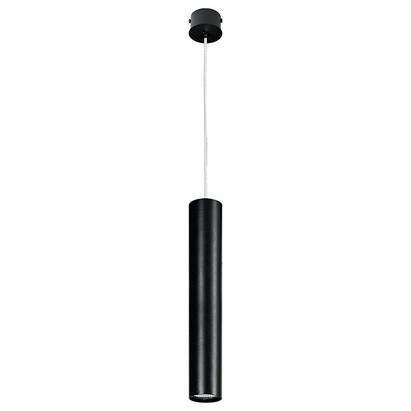 Подвесной светильник Luis Trumpet Tube Black Lamp Черный Подвесной светильник Luis Trumpet Tube Black Lamp Черный в Грозном | Loft Concept