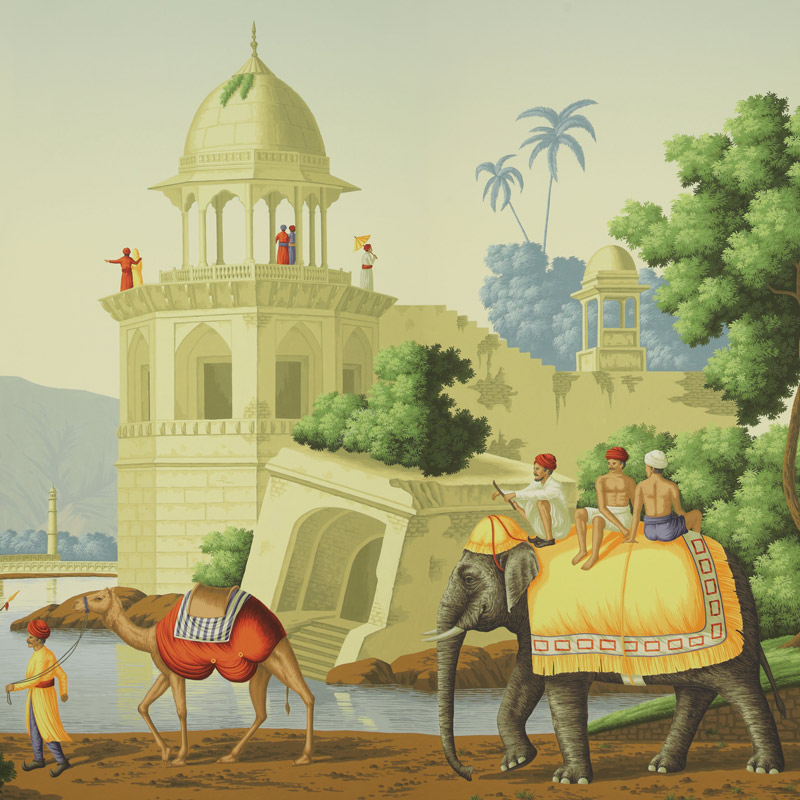 Обои ручная роспись Early Views of India Eden on scenic paper Обои ручная роспись Early Views of India Eden on scenic paper в Грозном | Loft Concept