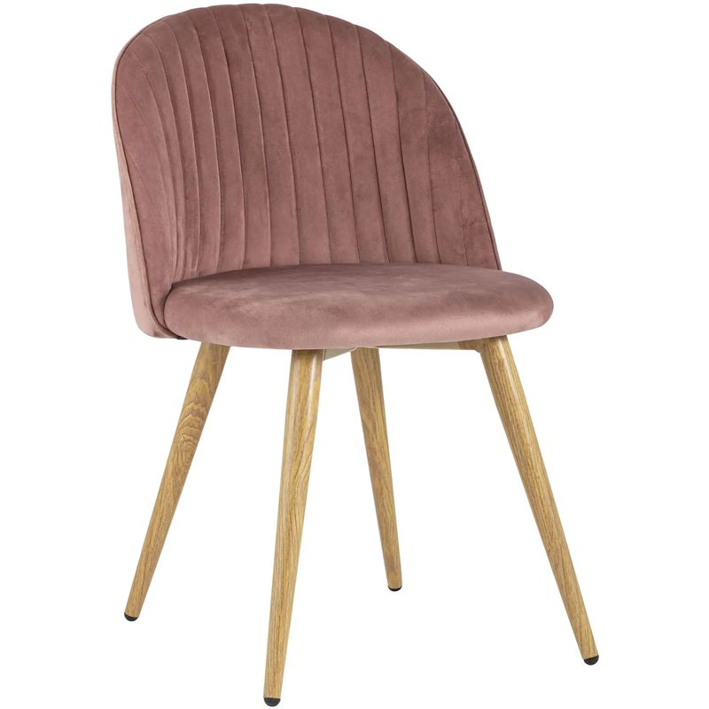 Стул Miruna Chair Пыльно-Розовый Велюр Розовый пастельный Древесина Стул Miruna Chair Пыльно-Розовый Велюр Розовый пастельный Древесина в Грозном | Loft Concept