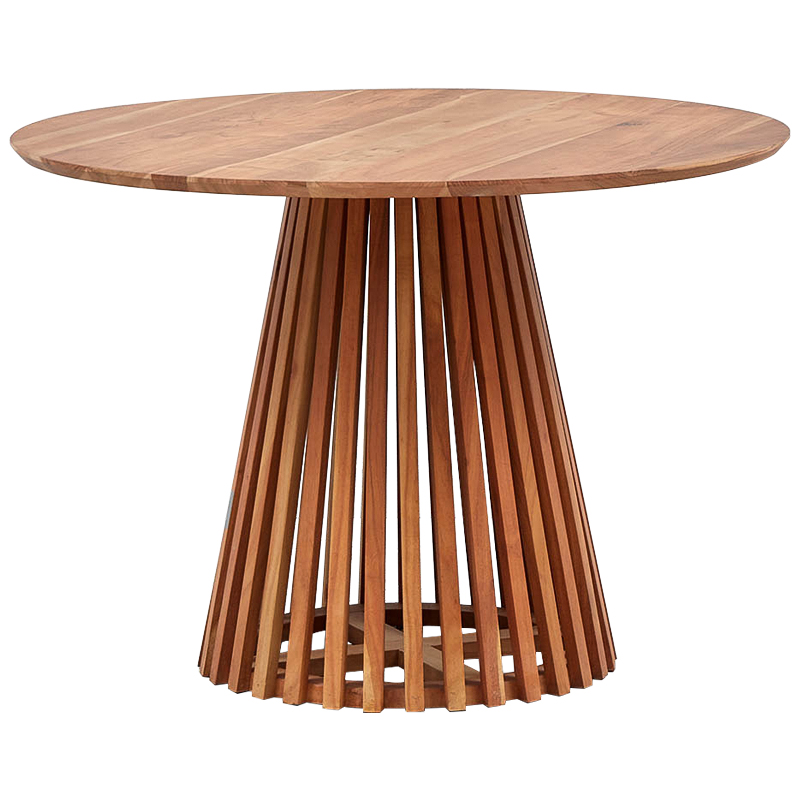 Обеденный круглый стол Seamus Wood Dining Table Коричневый Обеденный круглый стол Seamus Wood Dining Table Коричневый в Грозном | Loft Concept