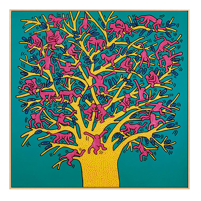 Постер Keith Haring 1 Мульти Постер Keith Haring 1 Мульти в Грозном | Loft Concept