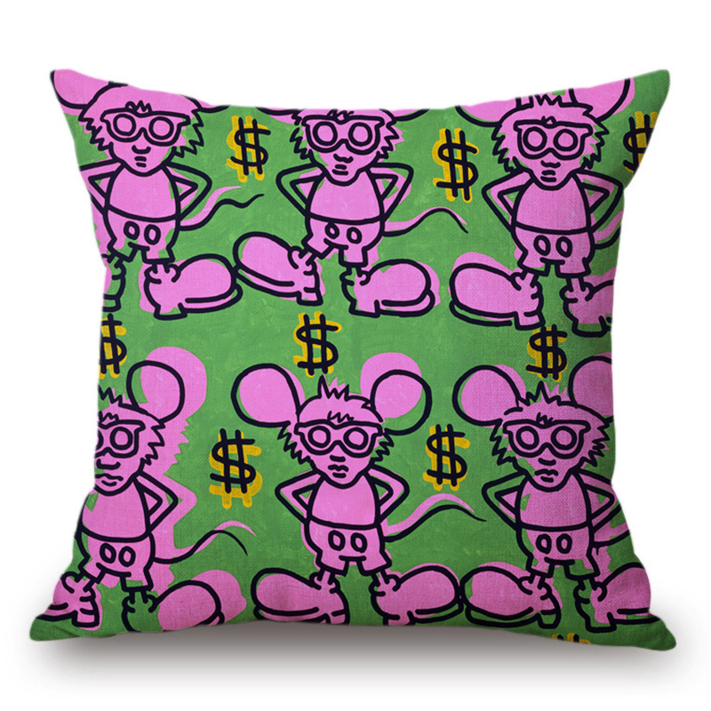 Подушка Keith Haring 12 Мульти Подушка Keith Haring 12 Мульти в Грозном | Loft Concept