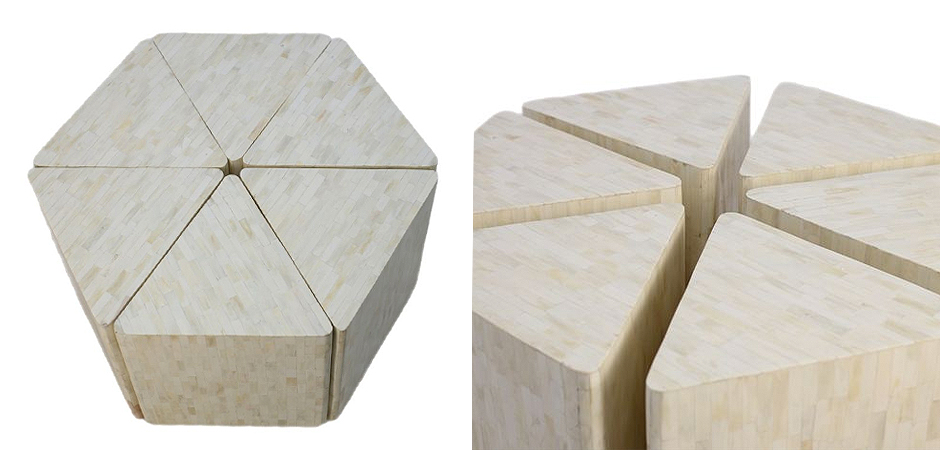 Модульный Кофейный Стол инкрустированный Костью BONE INLAY Coffee Table Модульный Кофейный Стол инкрустированный Костью BONE INLAY Coffee Table - Loft-Concept в Грозном