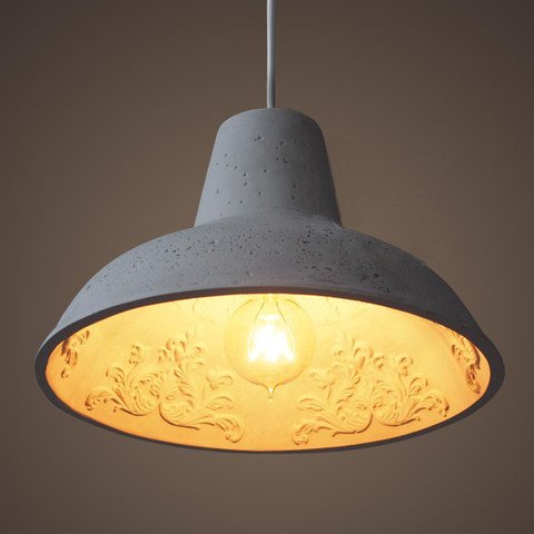 Подвесной светильник Art Gypsum Pendant Белый Серый Подвесной светильник Art Gypsum Pendant Белый Серый в Грозном | Loft Concept