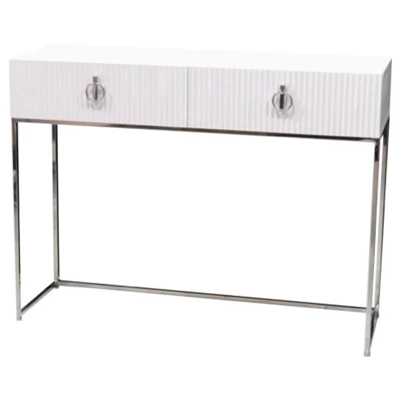 Консоль Romero Console Белый Хром Консоль Romero Console Белый Хром в Грозном | Loft Concept