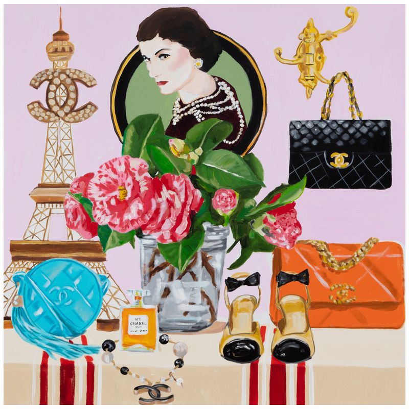 Картина Coco Chanel - In Her Shoes Мульти Картина Coco Chanel - In Her Shoes Мульти в Грозном | Loft Concept
