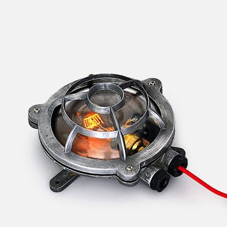 Настенная лампа Steampunk Cage Glass Edison Wall Lamp Round Настенная лампа Steampunk Cage Glass Edison Wall Lamp Round в Грозном | Loft Concept