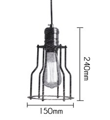 Подвесной светильник Loft Industrial Cage Filament Pendant Подвесной светильник Loft Industrial Cage Filament Pendant в Грозном