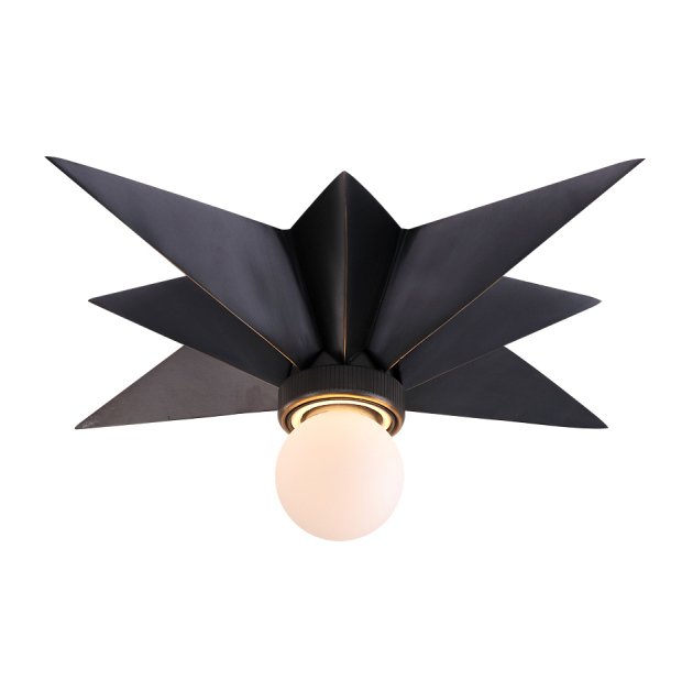 Потолочный светильник Star Ceiling Mount black Черный Потолочный светильник Star Ceiling Mount black Черный в Грозном | Loft Concept