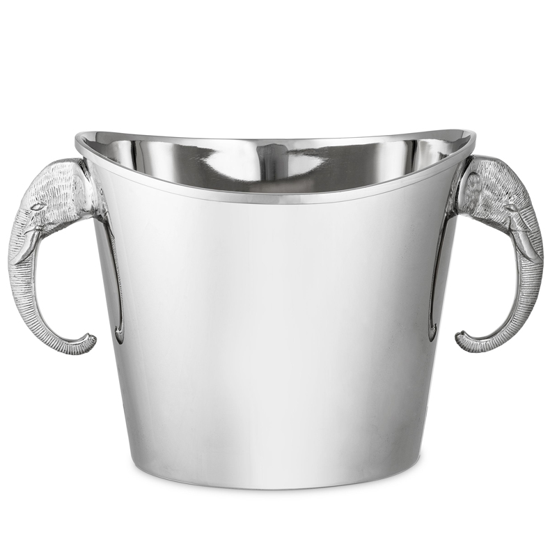 Ведерко для льда Eichholtz Wine Cooler Maharaja Никель Ведерко для льда Eichholtz Wine Cooler Maharaja Никель в Грозном | Loft Concept