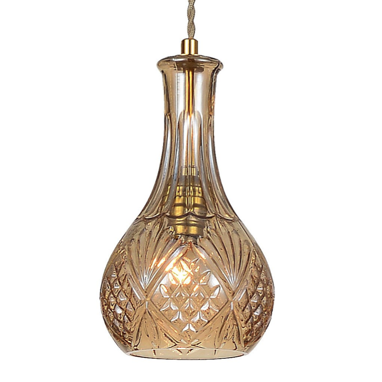 Подвесной светильник lee broom DECANTERLIGHT pendant III Amber Золотой Янтарь (Amber) Подвесной светильник lee broom DECANTERLIGHT pendant III Amber Золотой Янтарь (Amber) в Грозном | Loft Concept