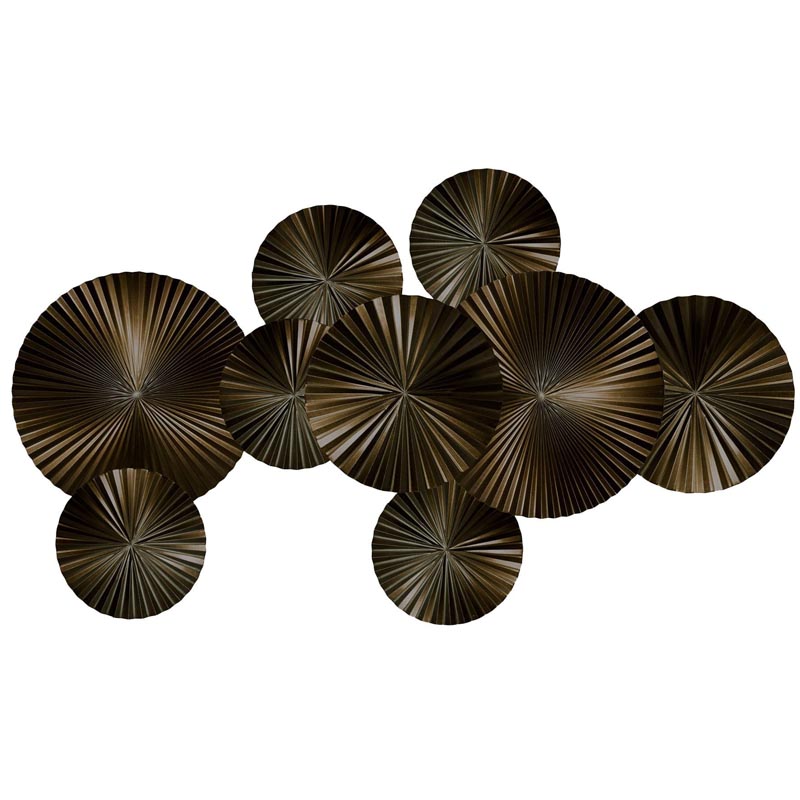 Арт-объект Apollo Brown Wall Plaque Disc 9 Коричневый Арт-объект Apollo Brown Wall Plaque Disc 9 Коричневый в Грозном | Loft Concept