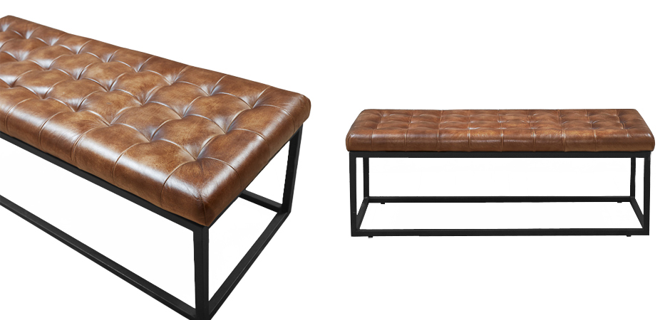 Банкетка Loft Leather Capitone Банкетка Loft Leather Capitone - Loft-Concept в Грозном