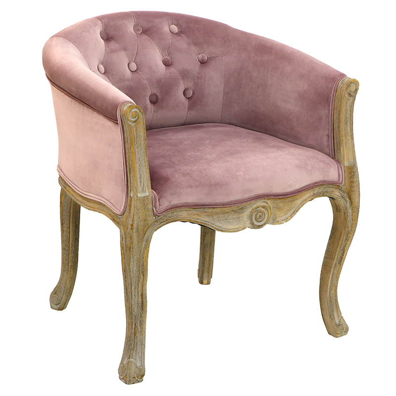Кресло French Provence Armchair Roderic pink Розовый пастельный Кресло French Provence Armchair Roderic pink Розовый пастельный в Грозном | Loft Concept