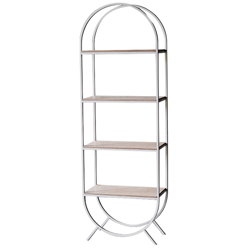 Стеллаж Lugo Industrial Metal Rust Rack Древесина Белый Стеллаж Lugo Industrial Metal Rust Rack Древесина Белый в Грозном | Loft Concept