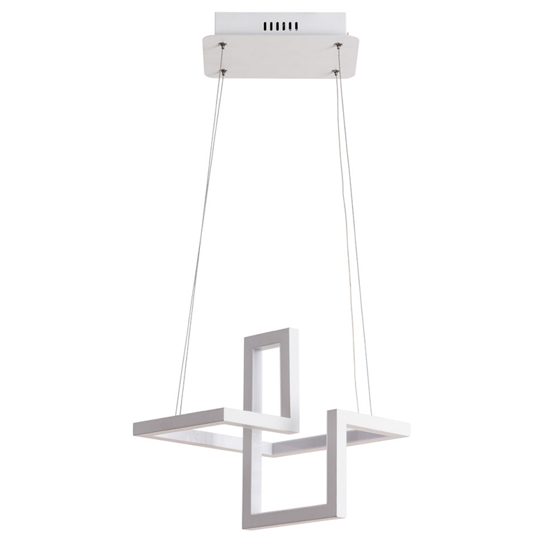 Люстра Esther Geometric White Chandelier III Белый Люстра Esther Geometric White Chandelier III Белый в Грозном | Loft Concept