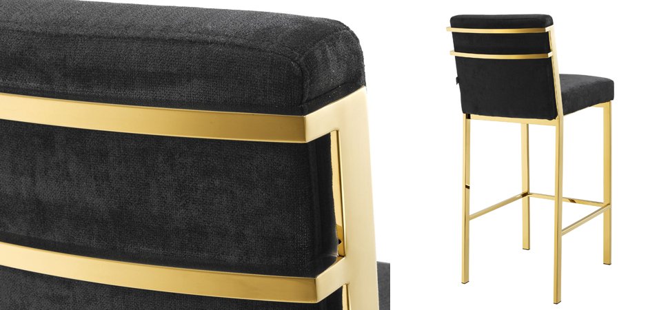 Барный стул Eichholtz Bar Stool Scott Gold Барный стул Eichholtz Bar Stool Scott Gold - Loft-Concept в Грозном