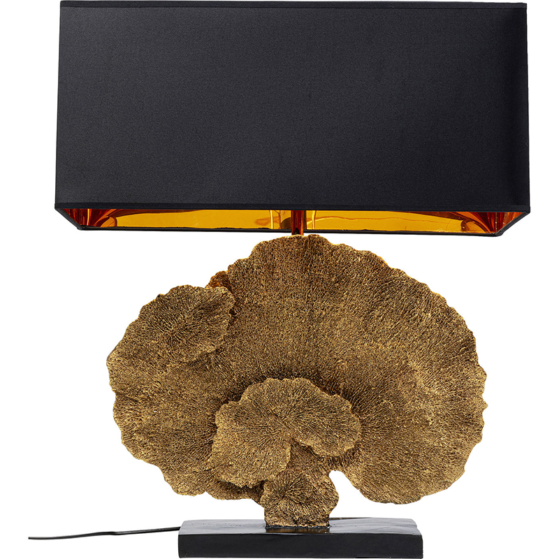 Настольная лампа Golden Coral Черный Золотой Настольная лампа Golden Coral Черный Золотой в Грозном | Loft Concept